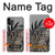 S3692 Gray Black Palm Leaves Funda Carcasa Case para iPhone 11 Pro Max