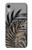 S3692 Gray Black Palm Leaves Funda Carcasa Case para iPhone XR