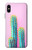 S3673 Cactus Funda Carcasa Case para iPhone X, iPhone XS