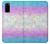 S3747 Trans Flag Polygon Funda Carcasa Case para Samsung Galaxy S20