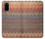 S3752 Zigzag Fabric Pattern Graphic Printed Funda Carcasa Case para Samsung Galaxy S20