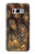 S3691 Gold Peacock Feather Funda Carcasa Case para Samsung Galaxy S8 Plus