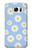 S3681 Daisy Flowers Pattern Funda Carcasa Case para Samsung Galaxy S7