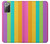 S3678 Colorful Rainbow Vertical Funda Carcasa Case para Samsung Galaxy Note 20