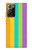 S3678 Colorful Rainbow Vertical Funda Carcasa Case para Samsung Galaxy Note 20 Ultra, Ultra 5G