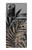 S3692 Gray Black Palm Leaves Funda Carcasa Case para Samsung Galaxy Note 20 Ultra, Ultra 5G