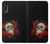 S3753 Dark Gothic Goth Skull Roses Funda Carcasa Case para Samsung Galaxy A01