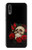 S3753 Dark Gothic Goth Skull Roses Funda Carcasa Case para Huawei P20