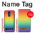 S3698 LGBT Gradient Pride Flag Funda Carcasa Case para LG K8 (2018)