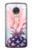 S3711 Pink Pineapple Funda Carcasa Case para Motorola Moto G7, Moto G7 Plus