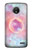 S3709 Pink Galaxy Funda Carcasa Case para Motorola Moto E4