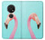 S3708 Pink Flamingo Funda Carcasa Case para Nokia 7.2