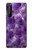 S3713 Purple Quartz Amethyst Graphic Printed Funda Carcasa Case para Sony Xperia 1 II