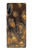 S3691 Gold Peacock Feather Funda Carcasa Case para Sony Xperia L4