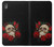 S3753 Dark Gothic Goth Skull Roses Funda Carcasa Case para Sony Xperia XA1
