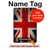 S2894 Vintage British Flag Funda Carcasa Case para iPad mini 4, iPad mini 5, iPad mini 5 (2019)