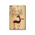 S3081 Wooden Raindeer Graphic Printed Funda Carcasa Case para iPad mini 4, iPad mini 5, iPad mini 5 (2019)