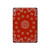 S3355 Bandana Red Pattern Funda Carcasa Case para iPad Air 2, iPad 9.7 (2017,2018), iPad 6, iPad 5