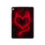 S3682 Devil Heart Funda Carcasa Case para iPad Air 2, iPad 9.7 (2017,2018), iPad 6, iPad 5