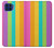 S3678 Colorful Rainbow Vertical Funda Carcasa Case para Motorola One 5G