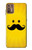 S1145 Yellow Mustache Sun Funda Carcasa Case para Motorola Moto G9 Plus