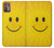 S1146 Yellow Sun Smile Funda Carcasa Case para Motorola Moto G9 Plus