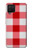 S3535 Red Gingham Funda Carcasa Case para Samsung Galaxy A42 5G