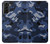 S2959 Navy Blue Camo Camouflage Funda Carcasa Case para Samsung Galaxy S21 Plus 5G, Galaxy S21+ 5G