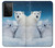 S0285 Polar Bear Family Arctic Funda Carcasa Case para Samsung Galaxy S21 Ultra 5G