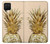 S3490 Gold Pineapple Funda Carcasa Case para Samsung Galaxy A12