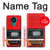 S3204 Red Cassette Recorder Graphic Funda Carcasa Case para Nokia 3.4