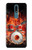 S1431 Skull Drum Fire Rock Funda Carcasa Case para Nokia 2.4