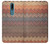 S3752 Zigzag Fabric Pattern Graphic Printed Funda Carcasa Case para Nokia 2.4