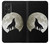 S1981 Wolf Howling at The Moon Funda Carcasa Case para Samsung Galaxy A72, Galaxy A72 5G