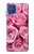 S2943 Pink Rose Funda Carcasa Case para Samsung Galaxy M62