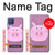 S3269 Pig Cartoon Funda Carcasa Case para Samsung Galaxy M62