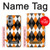 S3421 Black Orange White Argyle Plaid Funda Carcasa Case para OnePlus 9 Pro