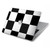 S2492 Black and White Check Funda Carcasa Case para MacBook Air 13″ - A1932, A2179, A2337