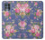 S3265 Vintage Flower Pattern Funda Carcasa Case para Motorola Edge S