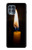 S3530 Buddha Candle Burning Funda Carcasa Case para Motorola Edge S