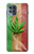 S2109 Marijuana Rasta Flag Funda Carcasa Case para Motorola Moto G100