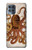 S2801 Vintage Octopus Funda Carcasa Case para Motorola Moto G100