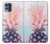 S3711 Pink Pineapple Funda Carcasa Case para Motorola Moto G100