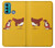 S1093 Rooster and Cat Joke Funda Carcasa Case para Motorola Moto G60, G40 Fusion