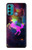 S2486 Rainbow Unicorn Nebula Space Funda Carcasa Case para Motorola Moto G60, G40 Fusion