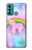 S3070 Rainbow Unicorn Pastel Sky Funda Carcasa Case para Motorola Moto G60, G40 Fusion