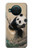 S2210 Panda Fluffy Art Painting Funda Carcasa Case para Nokia X10