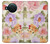 S3035 Sweet Flower Painting Funda Carcasa Case para Nokia X10