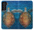 S1249 Blue Sea Turtle Funda Carcasa Case para Samsung Galaxy S21 FE 5G