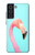 S3708 Pink Flamingo Funda Carcasa Case para Samsung Galaxy S21 FE 5G